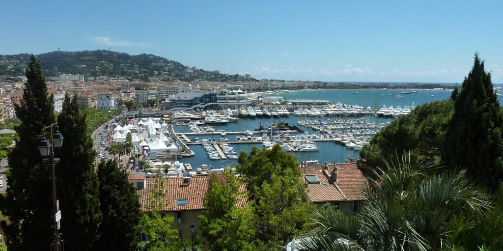 Cannes, havn, la croisette, både