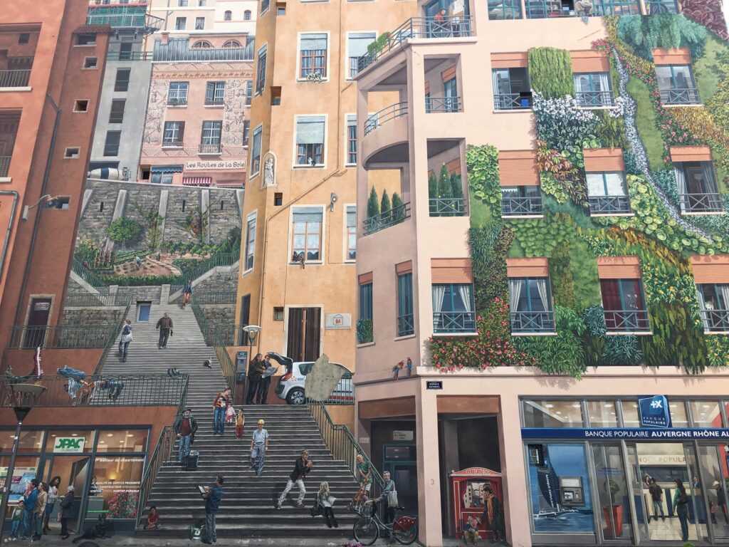 Mur des Canuts i Lyon