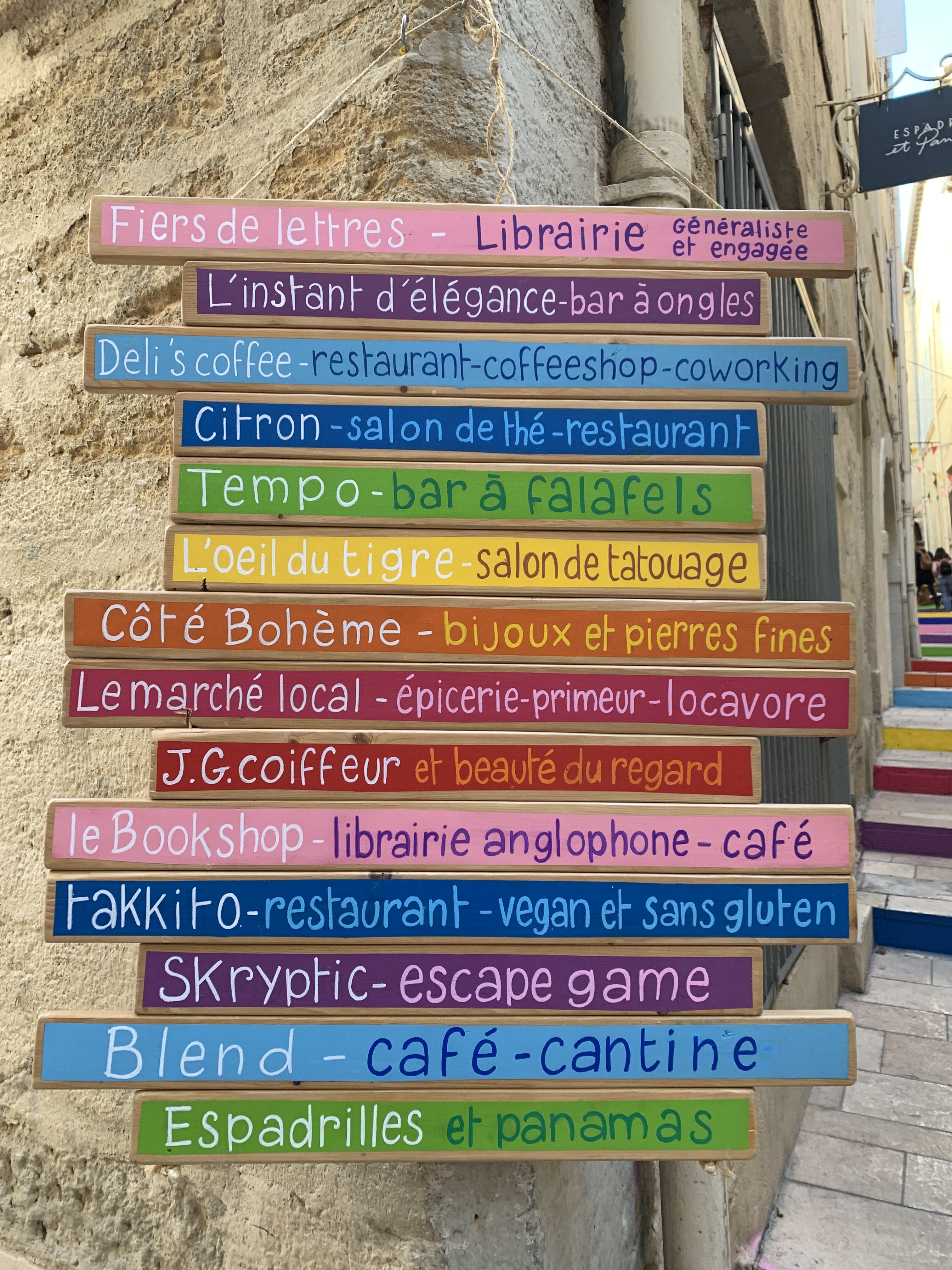 skilte i Montpellier