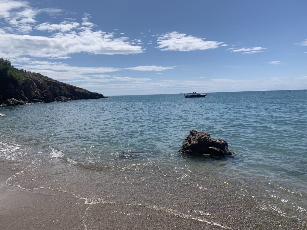 strand ved middelhavet i Frankrig 