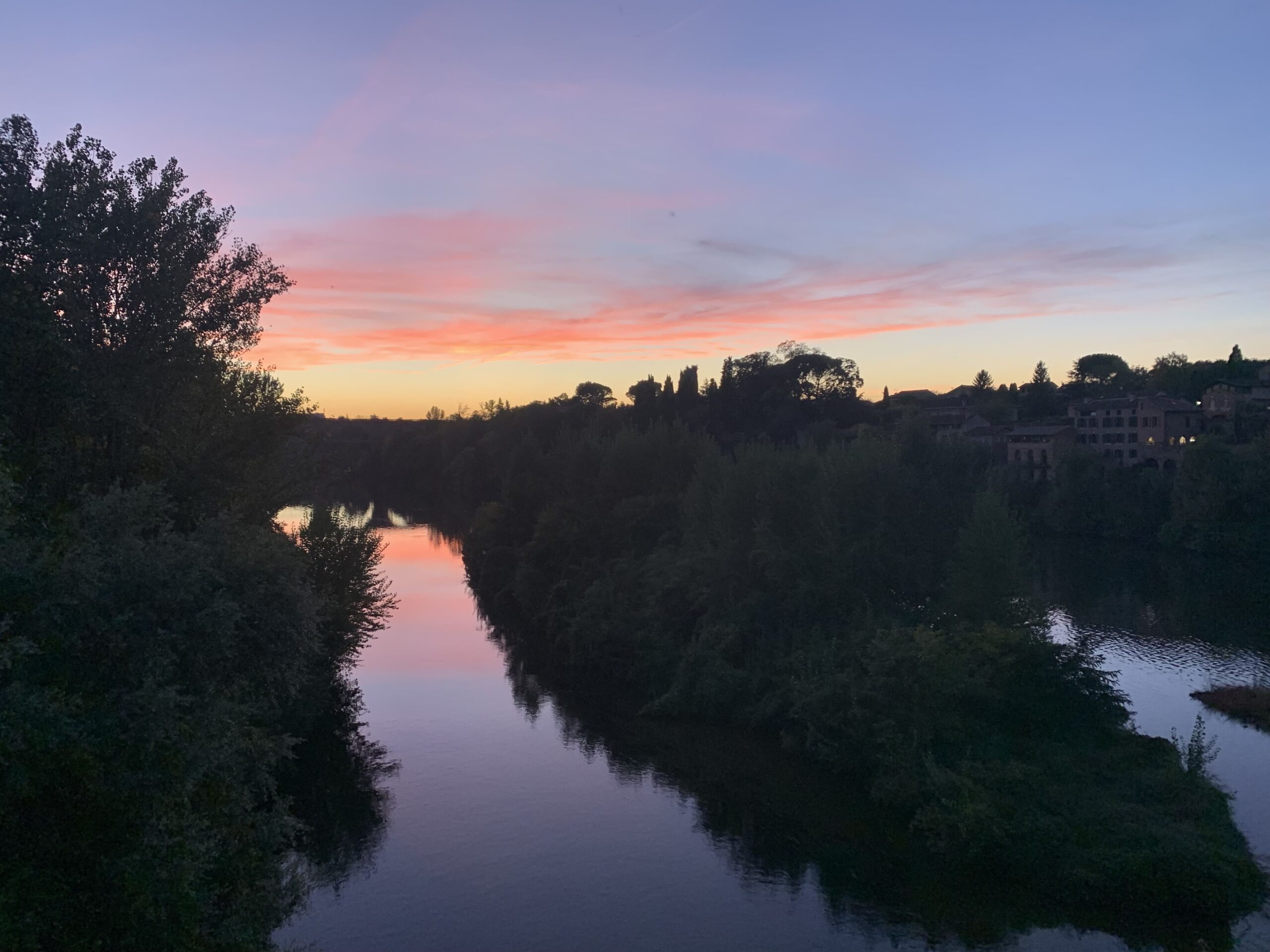 solnedgang i albi